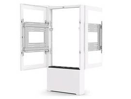 LEGRAND-CHIEF B2B PORTRAIT FLOOR KIOSK WHT 50IN