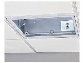 LEGRAND-CHIEF CEILING STORAGE BOX 2X2 W/POWER