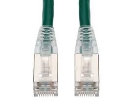 10ft RJ-45 (Male) to RJ-45 (Male) Shielded Straight Green Cat6 STP PVC Copper Pa