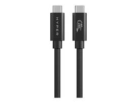 TARGUS HYPER SILICONE USB4 240W/40GBPS (1.2M/4) CHARGING CABLE - BLACK