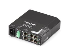 BLACK BOX CORP 6 PORT INDUSTRIAL FAST ETHERNET SWITCH P
