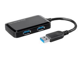 MONOPRICE MINI 4-PORT USB 3.0 TRAVEL HUB