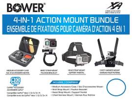 REL BOWER XAS 4-IN-1 ACTION MOUNT BUNDLE FOR GOPRO