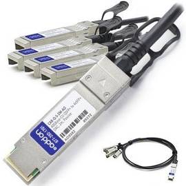 AddOn Arista Networks CAB-Q-S-2M Compatible TAA Compliant 40GBase-CU QSFP+ to 4x