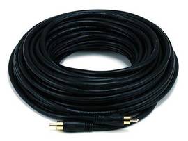 MONOPRICE 50FT COAXIAL AUDIO/VIDEO RCA CABLE M/M R