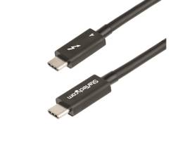 STARTECH 1.6FT THUNDERBOLT 4 CABLE - 40GBPS - 100W PD - 4K/8K VIDEO - INTEL-CERTIFIED THUNDERBOLT CABLE - COMPATIBLE W/USB 4/THUNDERBOLT 3/USB-C/DISPL
