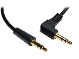 Tripp Lite series 3.5mm Mini Stereo Audio Cable with one Right-Angle plug (M/M),