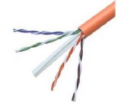 BELKIN CAT6 SOLID BULK 4PR;23AWG 1000 ORANGE