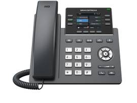 GRANDSTREAM 6 LINES, 3 SIP ACCOUNTS,  2.8 IN SCRN (COLOR), POE + GIGE