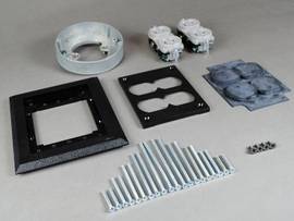 LEGRAND-WIREMOLD BRN POLY DBL DPLX ACTV UN