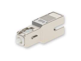 2-Pack of 6dB fixed SC Male to SC Female OS1 SMF Simplex Fiber Attenuators