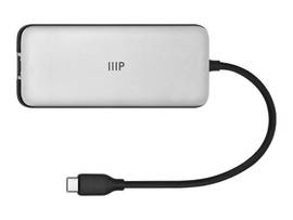 MONOPRICE 8-IN-1 DUAL HDMI 4K@60HZ DOCK WITH 10GBPS USB PORTS_ PD MAX 100W_ SD AND MICROSD SLOTS_ RJ45_ 1GBPS ETHERNET_ DP1.4 ALT MODE