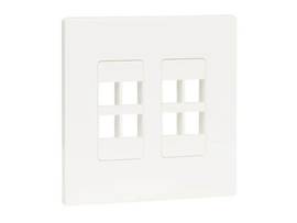 TRIPP LITE KEYSTONE WALL PLATE 8-PORT UNIVERSAL