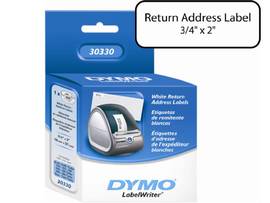 NEWELL-DYMO LBL-RETURN ADDRESS 500/ROLL