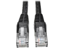 TRIPP LITE 3FT CAT6 GIGABIT BLK SNAGLESS PATCH CABL