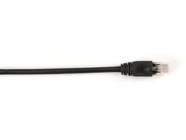 CAT6 250-MHz Molded Snagless Patch Cable UTP CM PVC BK 7FT