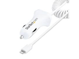 LIGHTNING CAR CHARGER W/ CABLE, 2 PORTS