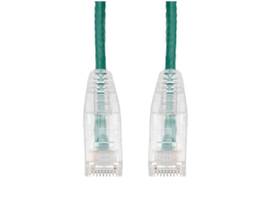 1ft RJ-45 (Male) to RJ-45 (Male) Straight Green Cat6 Slim UTP PVC Copper Patch C