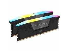 CORSAIR DDR5, 5600MT/S 48GB 2X24GB DIMM, UNBUFFERED, 40-40-40-77, XMP 3.0, VENGEANCE RGB DDR5 BLACK HEATSPREADER, RGB LED, 1.25V