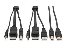 TRIPP LITE DISPLAYPORT KVM CABLE KIT 4K USB M/M 6FT