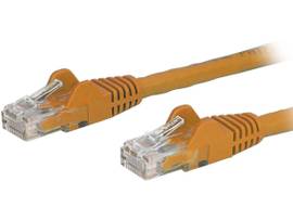 9FT CAT6 ETHERNET CABLE ORANGE 100W POE