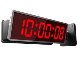 VALCOM 2.5 DIG CLOCK 24V W/SURFACE MT HOUSING