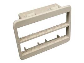 LEGRAND-WIREMOLD ORTRONICS TRACJACK MINI BEZEL BK