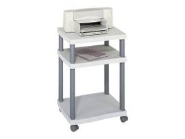 SAFCO STAND PLASTIC DESKSIDE GRY