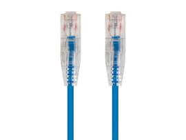 MONOPRICE SLIMRUN CAT6 UTP CABLE-20FT BLUE