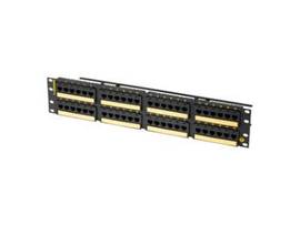 LEGRAND-ORTRONICS 48PORT,PNL,C6A/110,FLAT,BLK