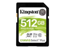 KINGSTON 512GB SDXC 100R C10 UHS-I U3 V30
