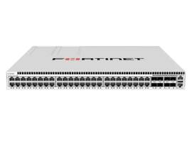 FORTINET FORTISWITCH-648F-FPOE LAYER 2/3 FORTIGATE SWITCH CONTROLLER COMPATIBLE POE 802.3BT SWITCH WITH 32X 2.5G RJ45 + 16X 5G RJ45 PORTS 8X 25G SFP28