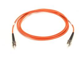 OM1 62.5/125 Multimode Fiber Optic Patch Cable - OFNR PVC, SC to LC, Orange, 1-m