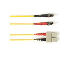 2m (6.5FT) STSC YL OM1 MM Fiber Patch Cable INDR Zip OFNP