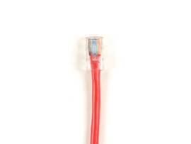 CAT5e 100-MHz Patch Cable UTP with Basic Connectors Straight-Pinned Red 4-ft. 1.