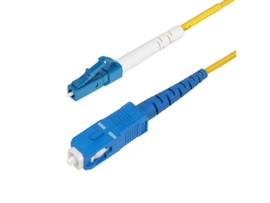 15M (49.2FT) LC TO SC (UPC) OS2 SINGLE MODE SIMPLEX FIBER OPTIC CABLE, 9/125 M,