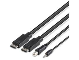 BELKIN TAA DUAL DP/USB/AUD SKVM CBL, DP M/M; 10