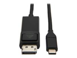 USB-C to DisplayPort Adapter Cable (M/M), 4K 60 Hz, HDR, Locking DP Connector, 6