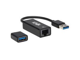 TRIPP USB-C USB-A TO RJ45 GIGABIT ETHERNET NETWORK ADAPTER 2XM/F USB 3.2 GEN 1 BLK