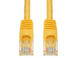 15ft RJ-45 (Male) to RJ-45 (Male) Straight Yellow Cat5e UTP PVC Copper Patch Cab