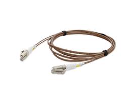 ADD-ON 1M LC M/M OM1 BROWN FIBER PATCH CBL