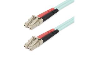 20M (65FT) LC/UPC TO LC/UPC OM4 MULTIMODE FIBER OPTIC CABLE, 50/125 M LOMMF/VCSE