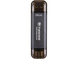 TRANSCEND 256GB, EXTERNAL SSD, ESD310C, USB 10GBPS, TYPE C/A