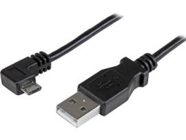 CABLE MICRO USB RIGHT ANGLE 24AWG - 0.5M