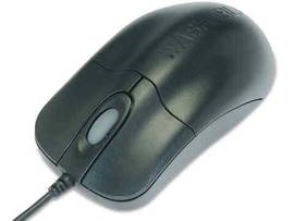 Waterproof, Scroll Wheel, 2 Button, Black, PS2
