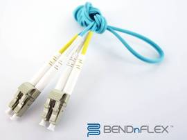 AXIOM LC/LC BENDNFLEX PLATINUM MMD OM4 50/125 PLENUM BEND INSENSITIVE FIBER 80M