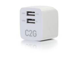 C2G USB AC ADAPTER 2.1A DUAL PORT