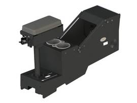 GAMBER KIT - 2020+ FORD UTILITY SHORT CONSOLE BOX WITH CUP HOLDER AND PRINTER ARMREST