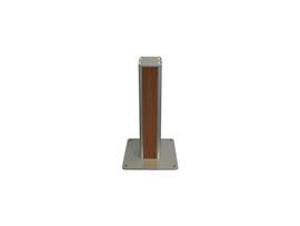AMICO COUNTER TOP CHANNEL, 12IN CLEAR ANOD.WITH WHITE MRS COVER