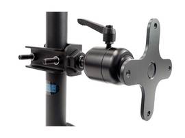GAMBER ZIRKONA 3/4IN TO 1-7/8IN POLE MOUNT W/ VESA 75MM MOUNTING PLATE
